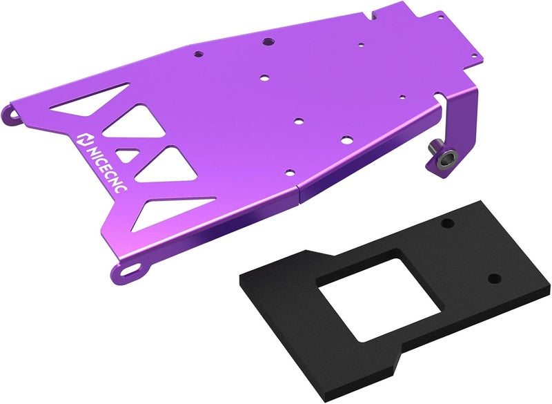 NICECNC Purple Battery Front Fender Plate Battery Guard Cover Protector Compatible with Surron light bee X/S/ L1E Compatible with Segway X160 X260 See Fitmnet - Image 1